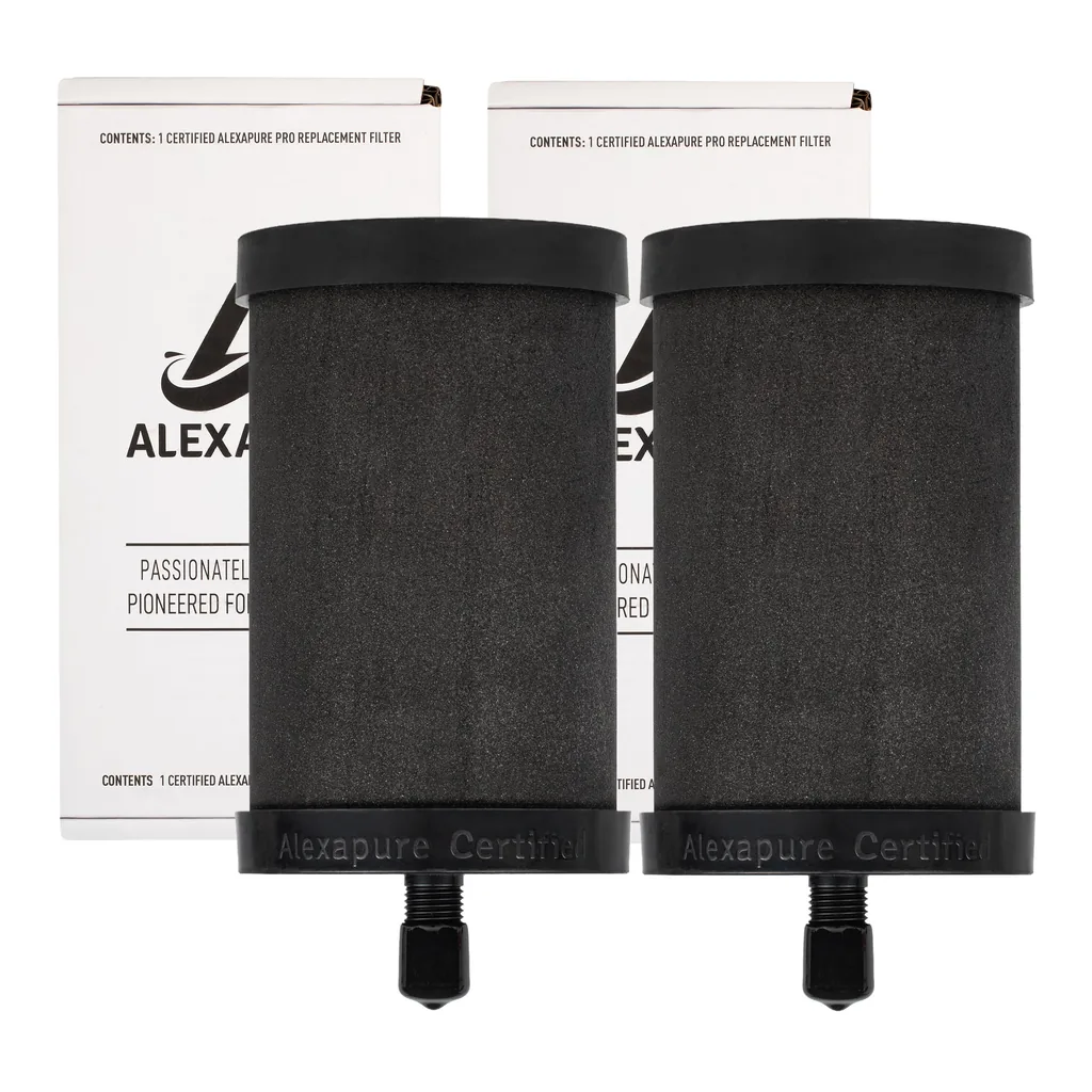 929011ff-8fa6-4ca3-af15-54d52e3305ae.jpg 3M - Alexapure Pro 2387 Genuine Replacement Water Filter Black-Made in USA (2 Pack)