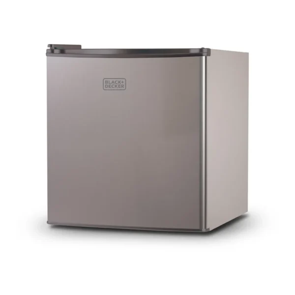 93240084-5880-41cd-b9e7-95c637494c18.jpg Black+Decker - Black + Decker 1.7 cu. ft. Freestanding Mini Fridge with Freezer - Silver