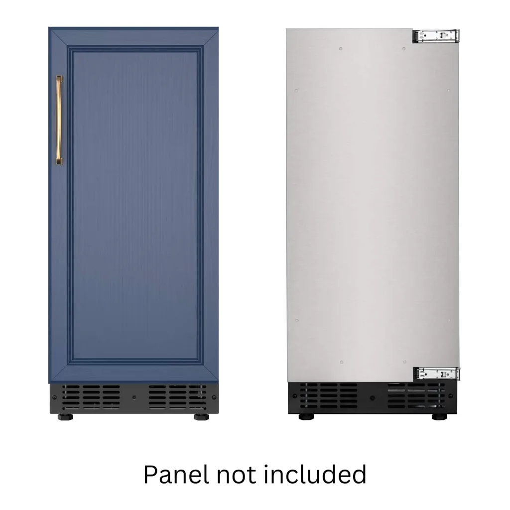 934181be-f996-4608-bd47-96748cc9ebe3.jpg Koolmore - 15 in. Built-In Panel Ready Undercounter Beverage Refrigerator, with Digital Temperature Control, Glass Shelves, Lock - Black