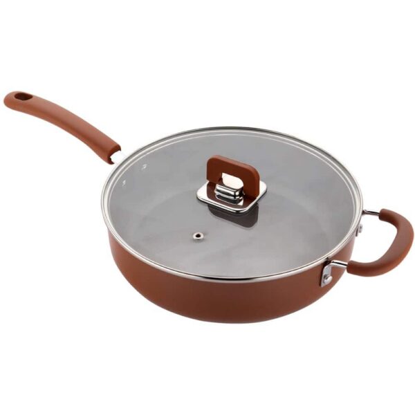 93a268b7-8a21-4503-8074-407fa6a1d023.jpg 3.7Qt Sauté Pan with Lid, Non-Stick Stylish Kitchen Cookware, Works with NCCWSTKBR (NCWSTKBRSAU37)