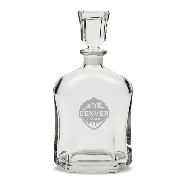 95238d83-f497-4c8b-bd94-a12684767dd3.jpg Jardine - CU Denver Lynx 23.75oz. Crystal Whisky Decanter - Multicolor