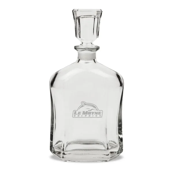 9557ebb6-6302-4f65-82a2-3ec3a763ef84.jpg Jardine - Le Moyne Dolphins 23.75oz. Crystal Whisky Decanter - Multicolor