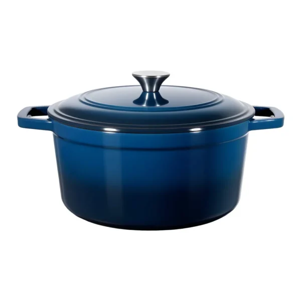 95b1215e-d06e-4157-b1ac-2fc550767022.jpg VEVOR - Enameled Cast Iron Dutch Oven,6 Qt Pot with Lid and Dual Handles,Heavy-Duty Durable,Oven Induction Compatible up to 500℉ - Blue