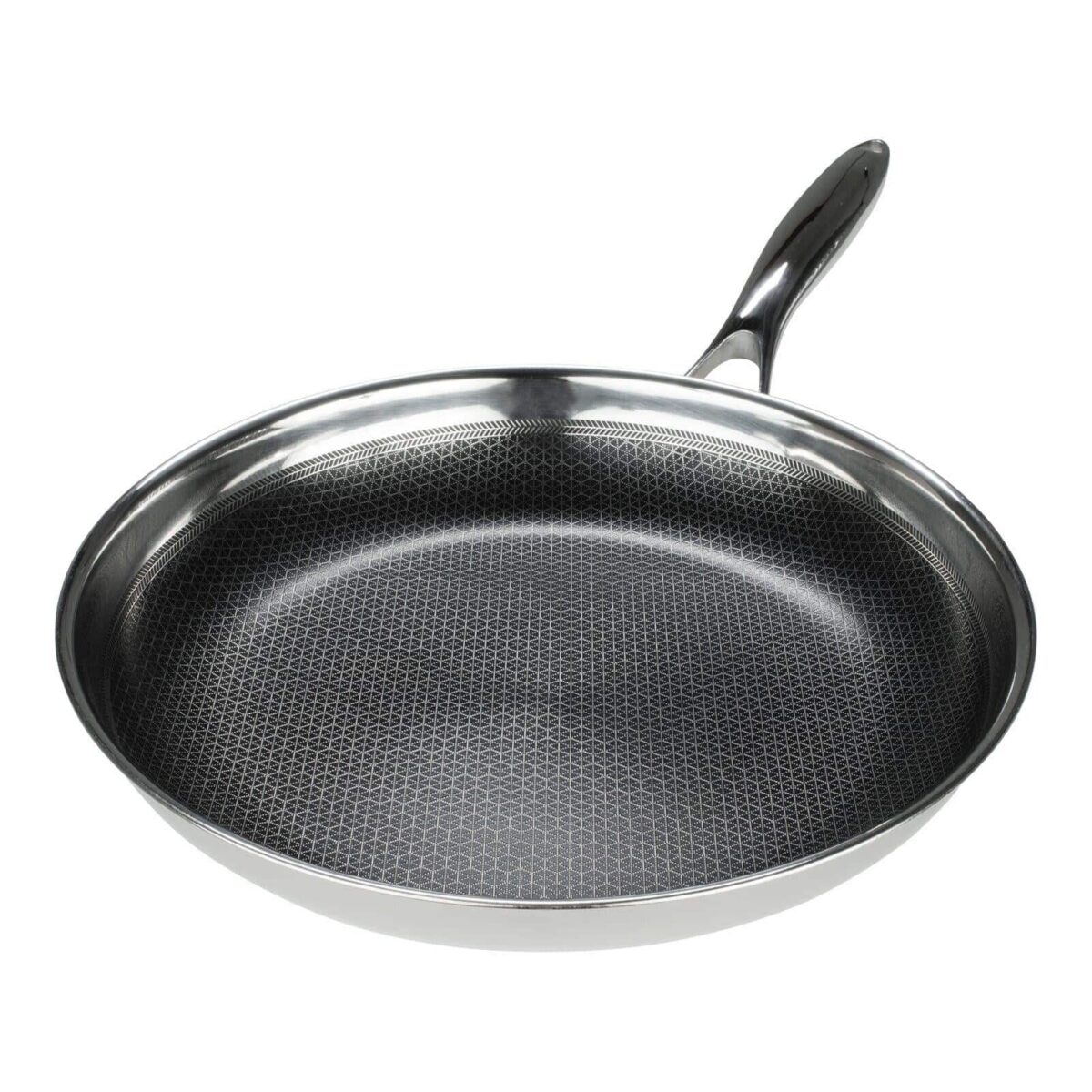 963c293e-b985-4090-a7ff-56648a4491ff.jpg Frieling - Black Cube 11 Inch Stainless/Nonstick Hybrid Fry Pan - Silver