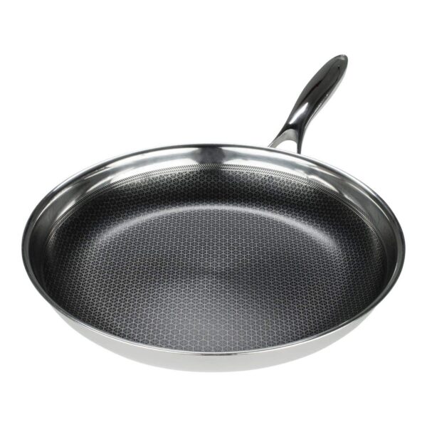 963c293e-b985-4090-a7ff-56648a4491ff.jpg Frieling - Black Cube 11 Inch Stainless/Nonstick Hybrid Fry Pan - Silver