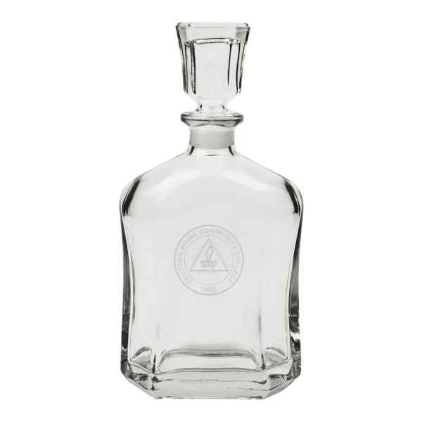 96694cfb-f45e-41b1-8045-c1728688254b.jpg Jardine - EMCC Golden Eagles 23.75oz. Crystal Whisky Decanter - Multicolor