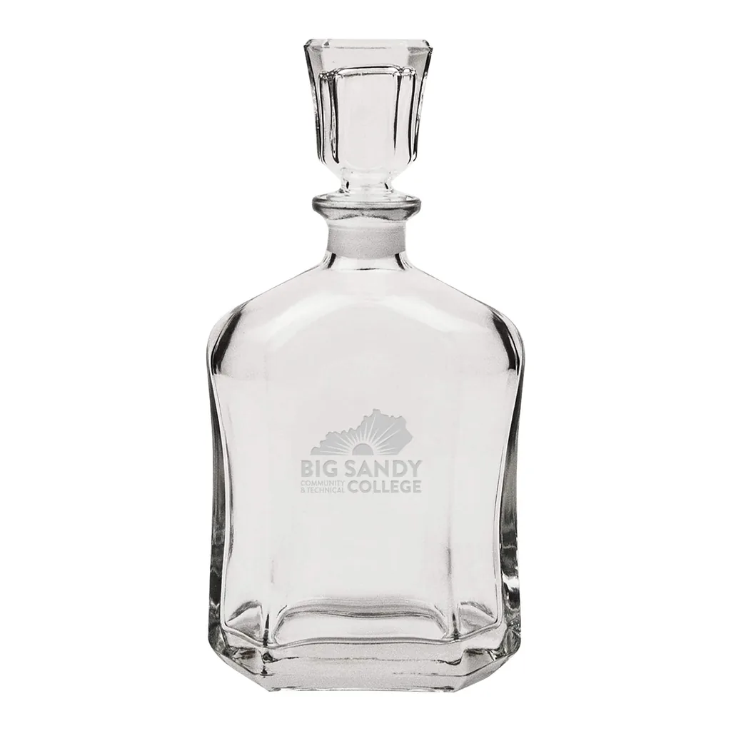 97e6814b-1d52-405f-8245-b7e4374cfafa.jpg Jardine - Big Sandy Community and Technical College 23.75oz. Crystal Whisky Decanter - Multicolor