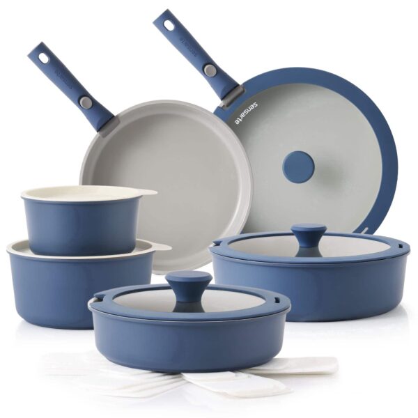 98c4c08b-43b2-43d0-ad98-220d5d1da381.jpg SENSARTE - 18Pcs Nonstick Pots and Pans Set with Detachable Handle, Induction Compatible, Stackable, Dishwasher/Oven Safe - Navy