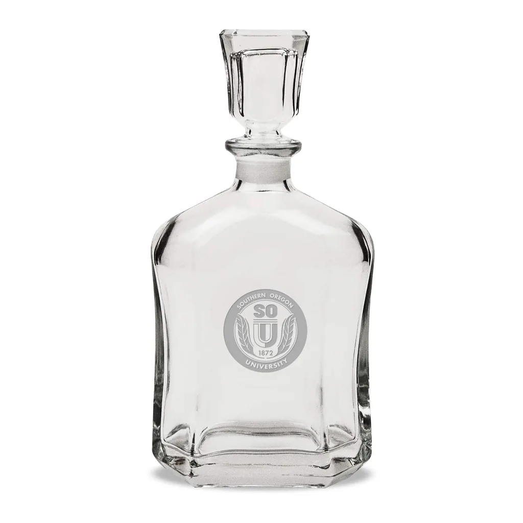 9a90b9c6-e007-4057-9d22-647ed0be1a03.jpg Jardine - Southern Oregon Raiders 23.75oz. Crystal Whisky Decanter - Multicolor