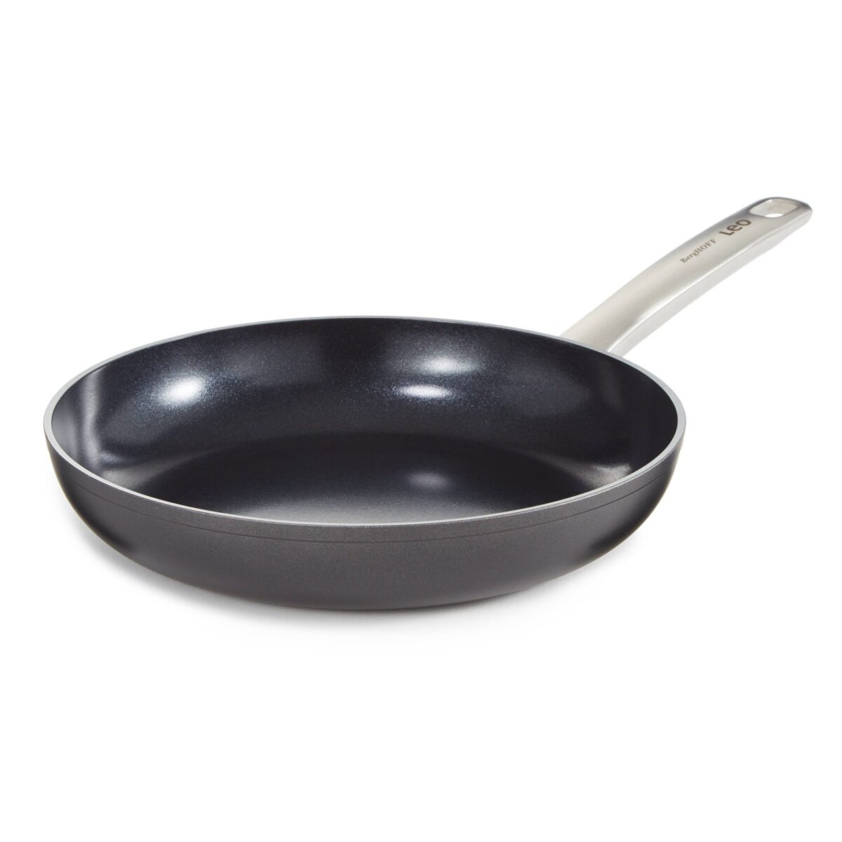 9a96f87e-396b-4ffa-a139-998e64f6c9d8.jpg BergHOFF - Leo Graphite Nonstick Ceramic Frying Pan 10", Sustainable Recycled Material - Black