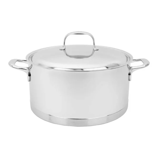9aa1011f-06d4-44a9-b2b7-f1f6321eee34.jpg Demeyere - Atlantis 7, 8.9 qt Dutch Oven 7 Ply Made in Belgium - Stainless Steel