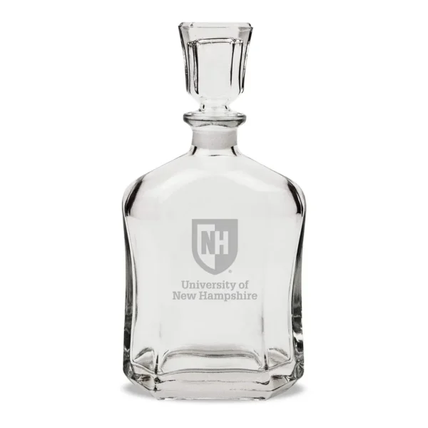 9bc6f88f-6c6d-42cc-bd6e-5ff2a48a6aa0.jpg Jardine - New Hampshire Wildcats 23.75oz. Crystal Whisky Decanter - Multicolor