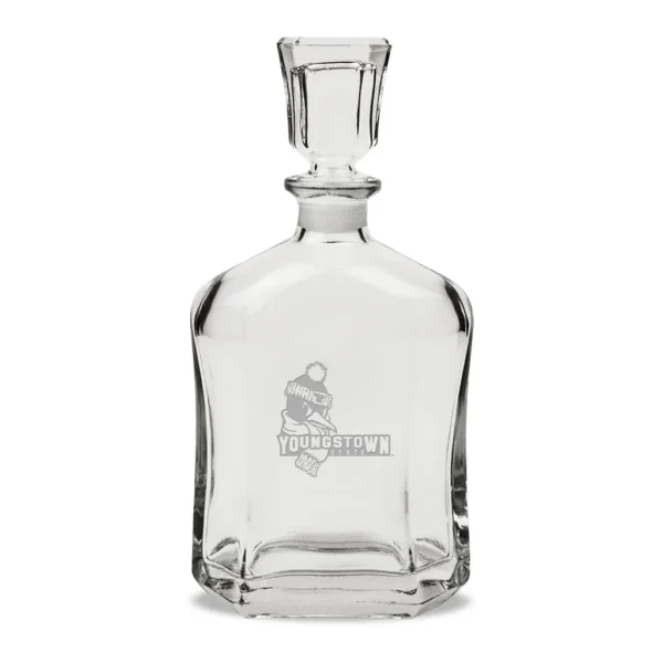 9c6194f9-f5ae-4b1b-a8f8-d7f346a2940a.jpg Jardine - Youngstown State Penguins 23.75oz. Crystal Whisky Decanter - Multicolor