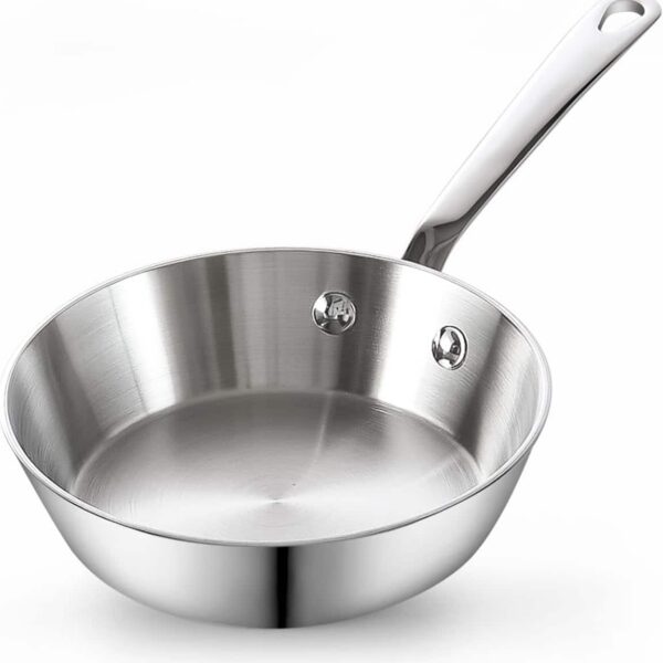 9d990d40-5dc0-4e06-a746-c94c9fc914dc.jpg Cooks Standard - 4.7 Inch Multi Ply Clad Saute Pan - Stainless Steel