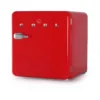 9e283870-e94f-497e-910b-347ee8467cef.jpg Commercial Cool - Retro 1.6 cu. ft. Freestanding Mini Fridge with Freezer - Red