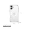 AP6N-HMACR-TRSP_3.jpg ItSkins Case Hybrid R Clear with MagSafe for iPhone 16 - Clear
