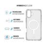 AP6N-HMACR-TRSP_7.jpg ItSkins Case Hybrid R Clear with MagSafe for iPhone 16 - Clear