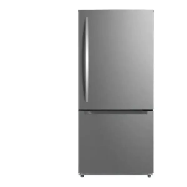 APP-FRBE1925AF Frigidaire - 19 Cu. Ft. Standard-Depth Bottom Freezer Refrigerator - Stainless Steel