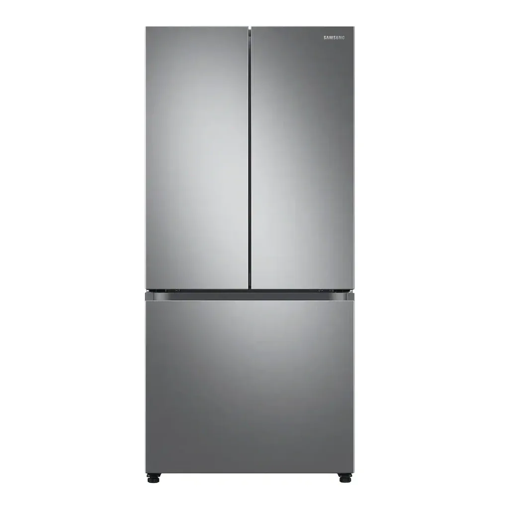 APP-RF25C5551SR-AA Samsung - 33 in. Wide 25 cu. ft. 3-Door French Door Smart Refrigerator with Beverage Center - Stainless Steel