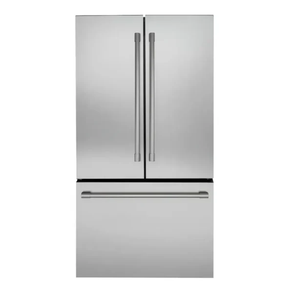 APP-ZWE23NSTSS Monogram - 36 in. Wide 23.1 Cu. Ft. French Door Counter-Depth Refrigerator with TwinChill Evaporators - Stainless Steel