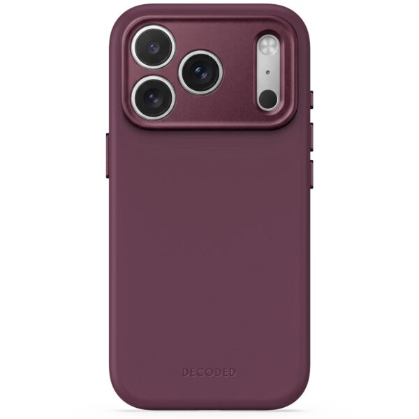 D27IPO18PBCS9PM-1_converted_a88ebeb7-84f0-4493-a6bd-b295f181ec9b.jpg Decoded Case Silicone Antimicrobial with MagSafe for iPhone 18/17 Pro Max - Wine Red