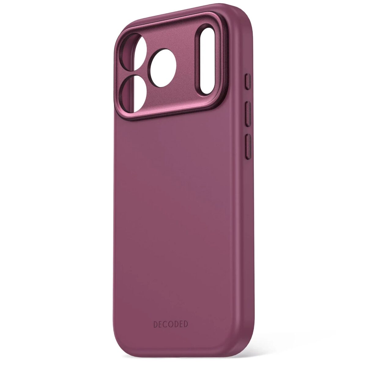 D27IPO18PBCS9PM-7_ddacc8ab-e21e-4cc4-ad87-0052165dd03f_converted.jpg Decoded Case Silicone Antimicrobial with MagSafe for iPhone 18/17 Pro - Wine Red