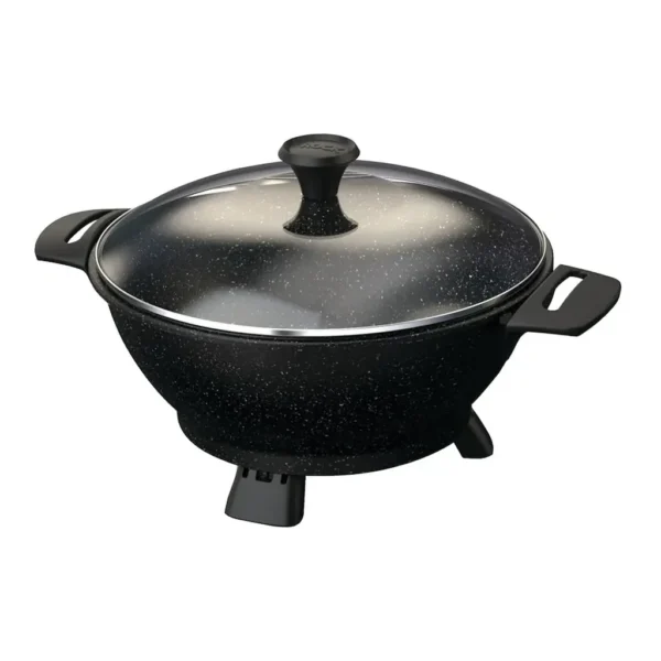 EditionSANI-024404-002-0000-11456000-01 THE ROCK by Starfrit 024404-002-0000 4.75-Qt Electric Multi-Use Pot with Bakelite Handles - Black