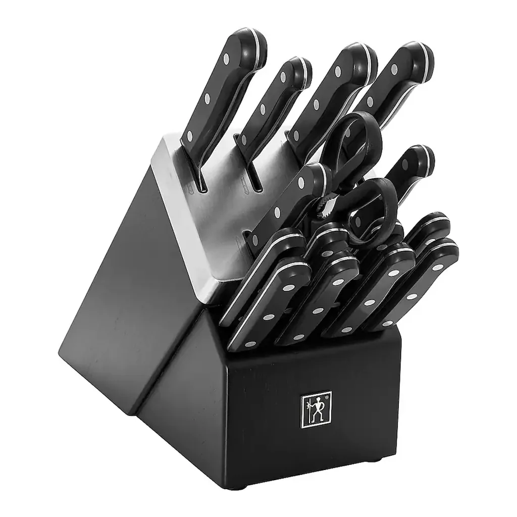 EditionSANI-10555065-cutlery-main Henckels - Solution 16-Piece Self-Sharpening Knife Block Set - Black