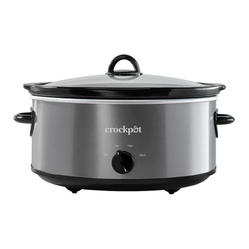 Crockpot - 7-Quart Manual Slow Cooker - Charcoal – product image 1 Crockpot - 7-Quart Manual Slow Cooker - Charcoal – product view 1
