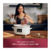 Crockpot - Crock-Pot Programmable 6-Quart Ceramic Slow Cooker with Sous Vide - Oat Milk – product image 2 Crockpot - Crock-Pot Programmable 6-Quart Ceramic Slow Cooker with Sous Vide - Oat Milk – product view 2