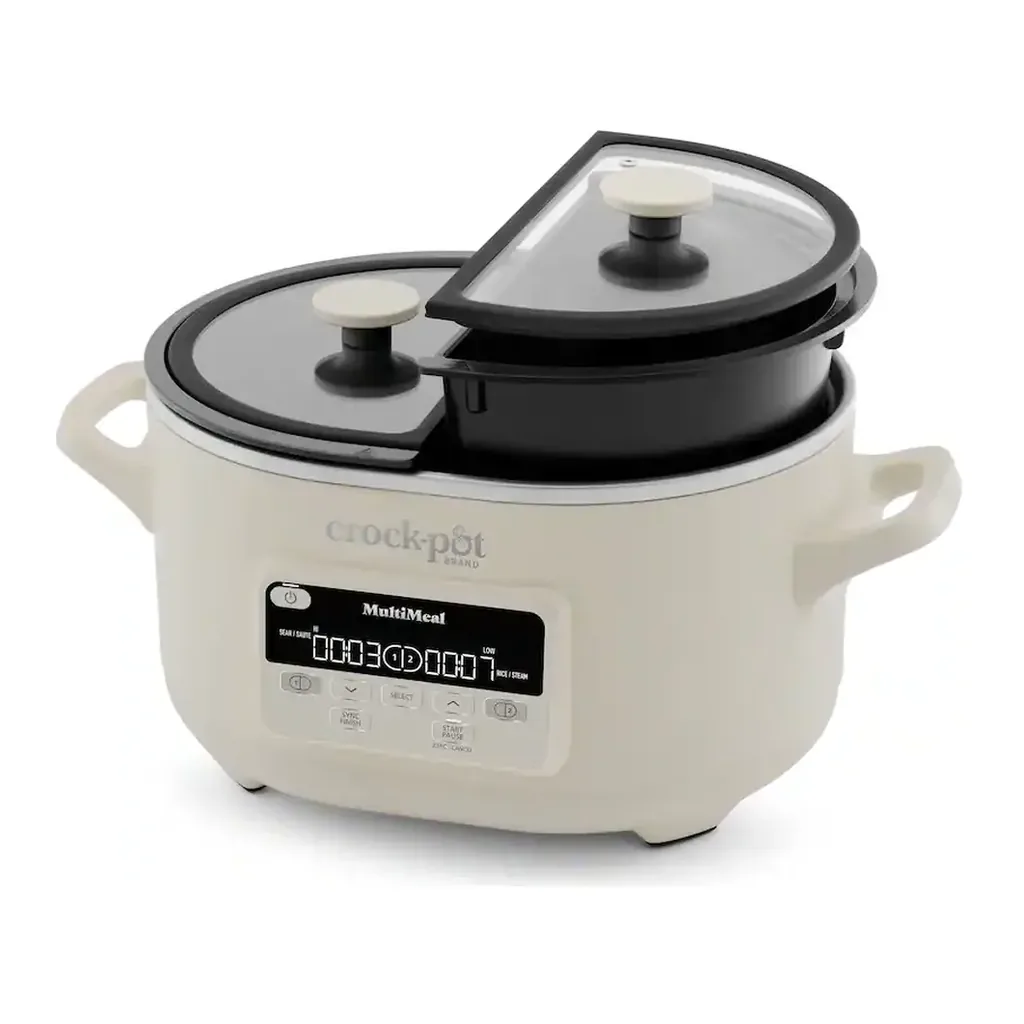 Crockpot - MultiMeal Multicooker and Programmable Slow Cooker with Bake Function - Oat Milk – product image 1 Crockpot - MultiMeal Multicooker and Programmable Slow Cooker with Bake Function - Oat Milk – product view 1