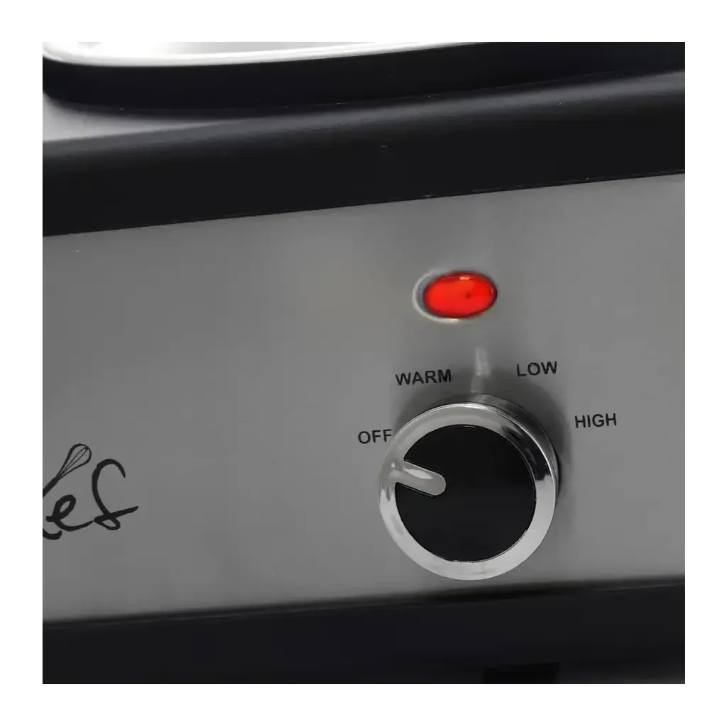 EditionSANI-310109458M-10119927-02 MegaChef Triple 2.5-Quart Slow Cooker and Buffet Server