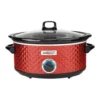 Brentwood - Select 7 Quart Slow Cooker - Red – product image 1 Brentwood - Select 7 Quart Slow Cooker - Red – product view 1