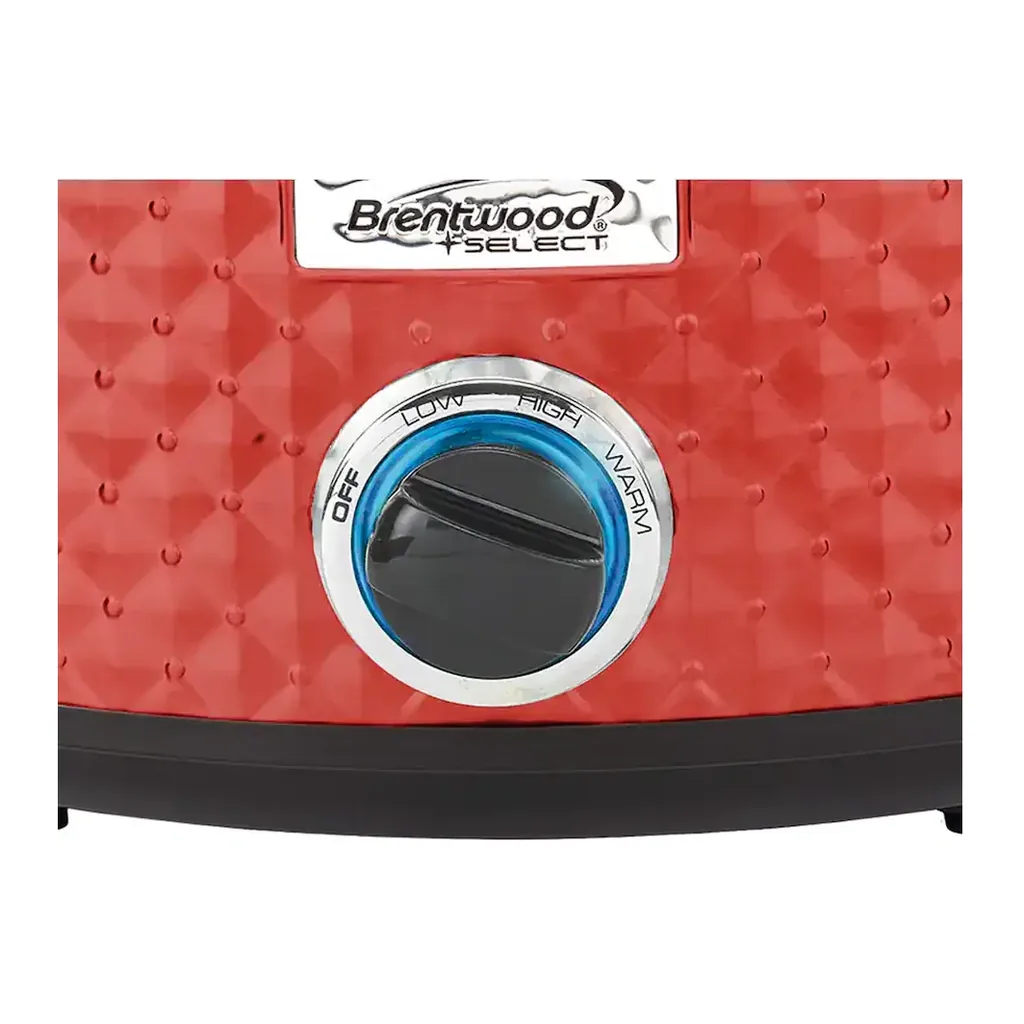 Brentwood - Select 7 Quart Slow Cooker - Red – product image 2 Brentwood - Select 7 Quart Slow Cooker - Red – product view 2