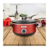 Brentwood - Select 7 Quart Slow Cooker - Red – product image 3 Brentwood - Select 7 Quart Slow Cooker - Red – product view 3