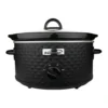 Brentwood - 3.5 Quart Diamond Pattern Slow Cooker - Black – product image 1 Brentwood - 3.5 Quart Diamond Pattern Slow Cooker - Black – product view 1