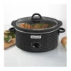 Brentwood - 3.5 Quart Diamond Pattern Slow Cooker - Black – product image 3 Brentwood - 3.5 Quart Diamond Pattern Slow Cooker - Black – product view 3
