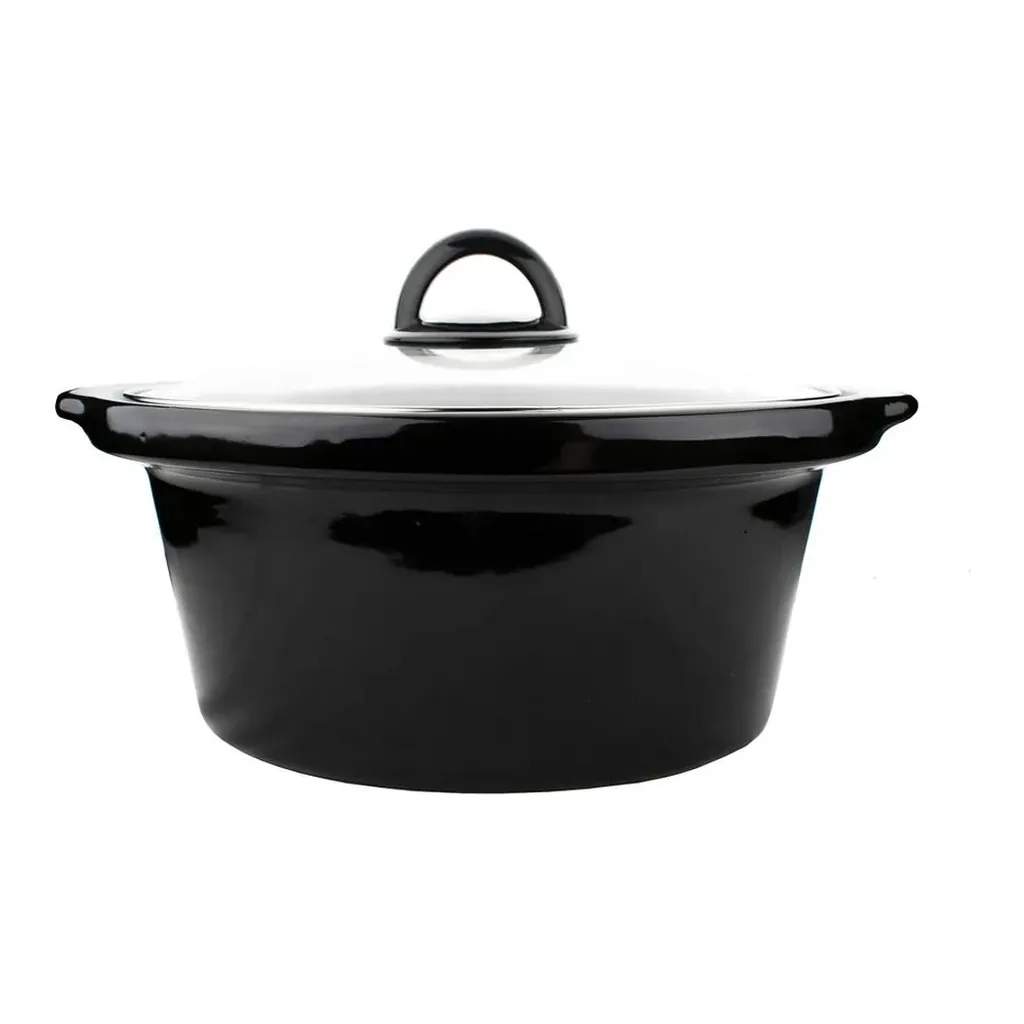 Brentwood - 3.5 Quart Diamond Pattern Slow Cooker - Black – product image 4 Brentwood - 3.5 Quart Diamond Pattern Slow Cooker - Black – product view 4