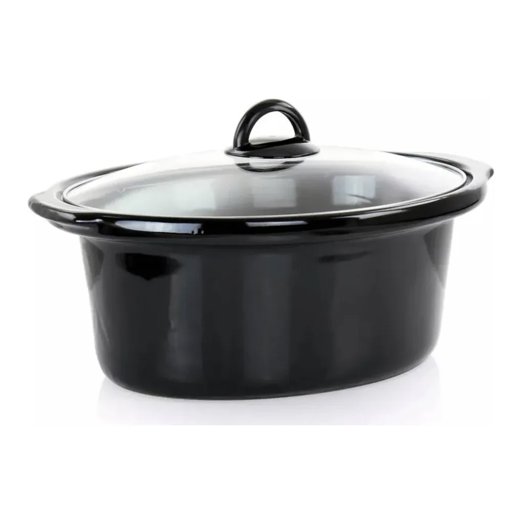 Better Chef - 6 Quart Oval Slow Cooker with Removable Stoneware Crock in Stainless Steel - Silver – product image 3 Better Chef - 6 Quart Oval Slow Cooker with Removable Stoneware Crock in Stainless Steel - Silver – product view 3