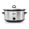 Better Chef - 6 Quart Oval Slow Cooker with Removable Stoneware Crock in Stainless Steel - Silver – product image 6 Better Chef - 6 Quart Oval Slow Cooker with Removable Stoneware Crock in Stainless Steel - Silver – product view 6