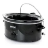 EditionSANI-310117928M-10121466-02 Better Chef 310117928M 3 Quart Oval Slow Cooker with Removable Stoneware Crock - Black
