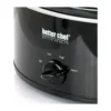 EditionSANI-310117928M-10121466-04 Better Chef 310117928M 3 Quart Oval Slow Cooker with Removable Stoneware Crock - Black
