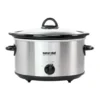EditionSANI-310117929M-12175800-01 Better Chef 310117929M 4 Quart Oval Slow Cooker with Removable Stoneware Crock in Stainless Steel - Silver
