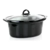 EditionSANI-310117929M-12175800-03 Better Chef 310117929M 4 Quart Oval Slow Cooker with Removable Stoneware Crock in Stainless Steel - Silver