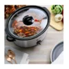 EditionSANI-310117929M-12175800-05 Better Chef 310117929M 4 Quart Oval Slow Cooker with Removable Stoneware Crock in Stainless Steel - Silver