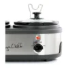 MegaChef - Dual 1.5 Quart Crock Buffet Slow Cooker - Silver – product image 4 MegaChef - Dual 1.5 Quart Crock Buffet Slow Cooker - Silver – product view 4
