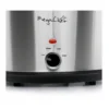 EditionSANI-310120189M-12574533-05 MegaChef 310120189M 8 Quart Slow Cooker with Bouns Mini 0.6 Quart Warmer - Silver