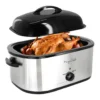 MegaChef - 22 Quart Electric Roaster Oven with High Dome Self-Basting Lid - Silver – product image 1 MegaChef - 22 Quart Electric Roaster Oven with High Dome Self-Basting Lid - Silver – product view 1