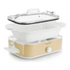 MegaChef - 3.5 Quart Casserole Slow Cooker with 3 Temperature Settings - Cream – product image 2 MegaChef - 3.5 Quart Casserole Slow Cooker with 3 Temperature Settings - Cream – product view 2