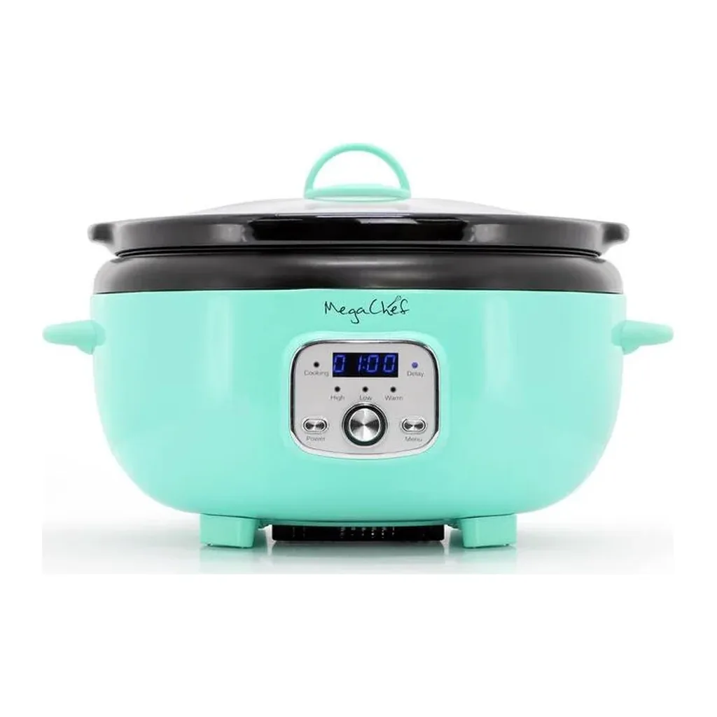 EditionSANI-310122482M-12574535-02 MegaChef 6.9-Quart Oval Digital Slow Cooker